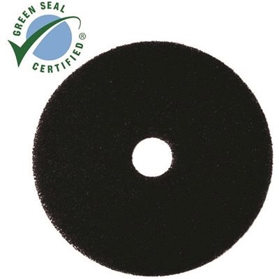 13", BLACK, STRIPPING FLOOR PADS, RENOWN, 5/CT LARGE