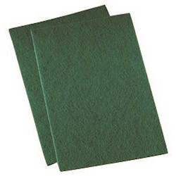 SCOURING PAD, MEDIUM-DUTY, GREEN, 20/PK LARGE