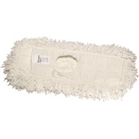 MOP, DUST, 24" X 5", PREMIUM TWIST, COTTON, 2-PLY, WHITE, RENOWN MAIN