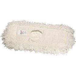MOP, DUST, 36" X 5", PREMIUM TWIST, COTTON, 2-PLY, WHITE, RENOWN LARGE