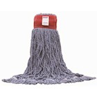 MOP HEAD, PREMIUM SHRINKLESS, LARGE, BLUE, BLEND, LOOP-END, 5" HEADBAND, 12/CS THUMBNAIL