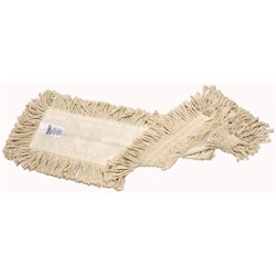 MOP, DUST, 36" X 5", 4-PLY, WHITE, HEAVY DUTY, COTTON, RENOWN, 12/CS LARGE