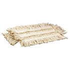 DUST MOP HEAD, RENOWN, HEAVY DUTY, DISPOSABLE, 4-PLY, WHITE, 48 X 5 THUMBNAIL