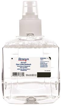 HAND SOAP REFILL, RENOWN, EFA FOAM, CLEAR AND MILD, 1200 ML MAIN