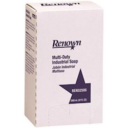 HAND SOAP, INDUSTRIAL SYSTEM, RENOWN REFILL, CITRUS SCENT, 2000 ML, 4/CS LARGE