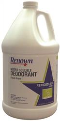 DEODORANT, RENOWN, WATER SOLUBLE, FRESH SCENT, 1 GAL, 4/CS LARGE