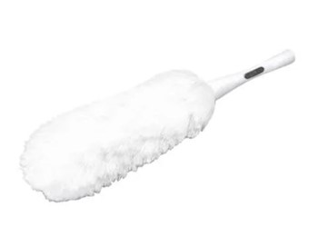 DUSTER, MICROFIBER, FLUFFY, RENOWN, WHITE LARGE