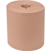 PAPER TOWELS, HARDWOUND, CONTROLLED, NATURAL, RENOWN, 8 IN, 6 ROLLS/CT MAIN