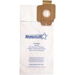 VACUUM BAG, FOR KARCHER CV30/1, CV38/1, CV48/NSS PACER 12, RENOWN, 10/BX LARGE