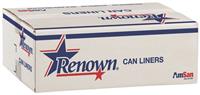 15 GALLON, 6 MIC, NATURAL, 24 X 33, HIGH DENSITY, CORELESS ROLL, 1000/CS MAIN