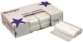 15 GALLON, 8 MIC, NATURAL, 24 X 33, HIGH DENSITY, CORELESS ROLL, 1000/CS THUMBNAIL