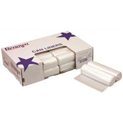 25 GALLON, 10 MIC, NATURAL, 30 X 37, HIGH DENSITY, CORELESS ROLL, 500/CS LARGE