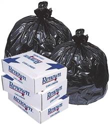 25 GALLON, 0.5 MIL, BLACK, 30 X 26, LOW DENSITY, CORELESS ROLLS, 25/RL, 10RL/CS LARGE