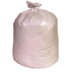 45 GALLON, 0.74 MIL, WHITE, 40 X 46, LOW DENSITY, CORELESS ROLL, 100/CS LARGE