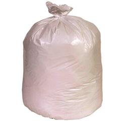 60 GALLON, 0.74 MIL, WHITE, 38 X 58, LOW DENSITY, CORELESS ROLL, 100/CS LARGE