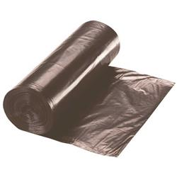 60 GALLON, 2 MIL, BLACK, 38 X 58, LOW DENSITY, CORELESS ROLL, 100/CS LARGE