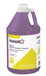 MULTI-PURPOSE CLEANER, LAVENDER SCENT, RENOWN, 1 GAL, 4/CT LARGE