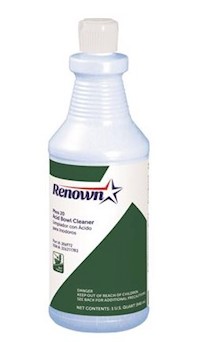 BATHROOM CLEANER, PHOS20 ACID BOWL CLEANER, RENOWN, 1 QT, 12/CT MAIN