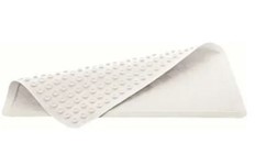 BATH MAT, RUBBERMAID SAFTI-GRIP, LATEX-FREE, VINYL, WHITE, 1'2" X 1'10.5", 1/EA THUMBNAIL