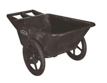 CART, BIG WHEEL, RUBBERMAID, 7.5 CUBIC FT, 300 LB CAPACITY THUMBNAIL
