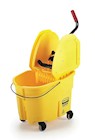 		 BUCKET/WRINGER COMBO UNIT, 35 QT., WAVEBRAKE 2.0, DOWN-PRESS, BLUE, RUBBERMAID THUMBNAIL