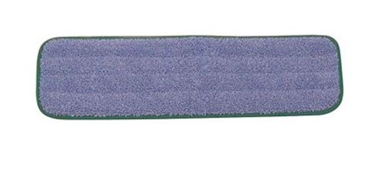 WET MOP HEAD, 18" x 5", GREEN TOP, HYGEN, DAMP ROOM FLAT MOP HEAD LARGE
