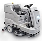 AUTO SCRUBBER, 32", DUAL BRUSH, RIDING, 24 VOLT, 270 AH AGM, 46 GALLON TANK, ONYX, RX32 THUMBNAIL