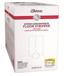 STRIPPER, HYPER CONCENTRATE, SC JOHNSON, LOW ODOR, 2 GALLON BIB LARGE