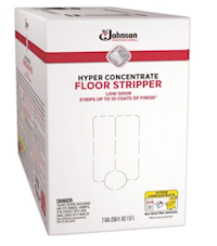 STRIPPER, HYPER CONCENTRATE, SC JOHNSON, LOW ODOR, 2 GALLON BIB MAIN