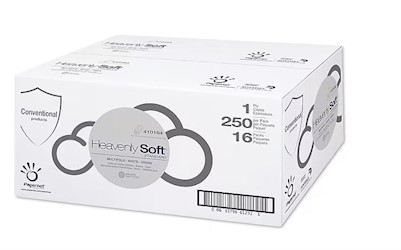 MULTIFOLD PAPER TOWELS, WHITE, HEAVENLY SOFT, 4.5" x 9.5", 4000/CT LARGE