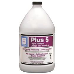 CARPET SHAMPOO, SPARTAN, PLUS-5, BANANA SCENT, 1 GAL. LARGE