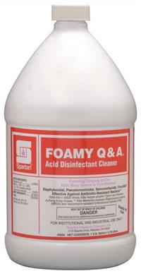 CLEANER, DISINFECTANT, SPARTAN, FOAMY Q&A, CITRUS SCENT, 1 GAL. MAIN
