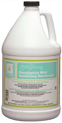 HAND SOAP, SANITIZING, SPARTAN, LITE'N FOAMY, EUCALYPTUS MINT, 1 GAL. MAIN