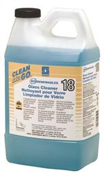 CLEANER, GLASS, SPARTAN, BIORENEWABLES, WATERFALL SCENT, 2 L. LARGE