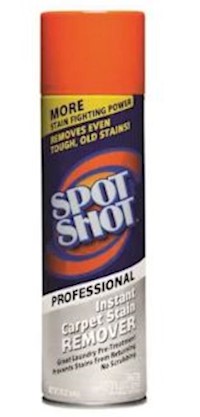 STAIN REMOVER, SPOT SHOT, INSTANT, CARPET, 18 OZ, 12/CT MAIN