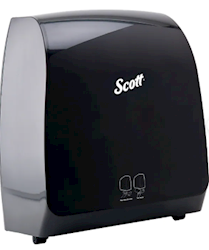 DISPENSER, HARDWOUND PAPER TOWELS, SCOTT PRO, ELECTRONIC BLACK LARGE