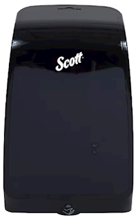 DISPENSER, SCOTT PROFESSIONAL, AUTOMATIC WALL MOUNTED HAND SOAP/HAND SANITIZER, BLACK (32504) MAIN