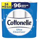 BATH TISSUE, 1-PLY, COTTONELLE, WHITE, 340 SHEETS/ROLL, 24 ROLLS/CS THUMBNAIL