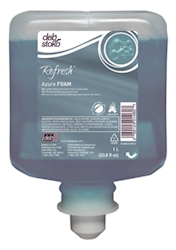 HAND SOAP, FOAMING, DEB REFRESH AZURE, GREEN TIP, 1 L, 6/CT LARGE