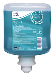 HAND SOAP, FOAM, DEB REFRESH ANTIBAC, 1L, 6/CT LARGE