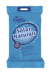 WATER SOFTENING SALT, DIAMOND CRYSTAL SOLAR NATURALS, 40.5 LB BAG LARGE