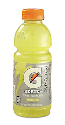 GATORADE, LEMON LIME, SPORTS DRINK, THIRST QUENCHER, 20 FL OZ., 24/CT LARGE