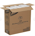 LIDS, DOME PLASTIC, FOR HOT CUPS, WHITE, DIXIE, 1000/CT THUMBNAIL