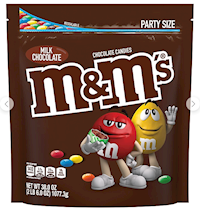 Save on M&M's Milk Chocolate Candies Sharing Size Order Online