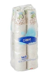CUPS, PAPER, HOT, DIXIE PERFECTOUCH, 12 OZ., 160/CT MAIN