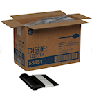 SPOONS, PLASTIC, BLACK, MEDIUM-WEIGHT, DIXIE ULTRA, 960/CT THUMBNAIL