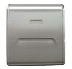 DISPENSER, HARDWOUND PAPER TOWEL, KIMBERLY-CLARK MOD, RECESSED, NARROW, STAINLESS STEEL THUMBNAIL