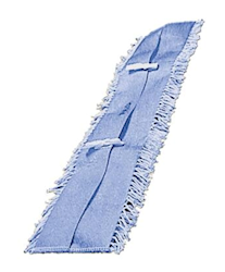 DUST MOP HEAD, PRE-TREATED, DISPOSABLE, BLUE, 36" x 5" LARGE