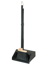 BROOM, STAND UP DUST PAN, COMBO, QUICK SWEEP, BLACK MAIN