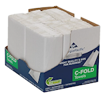C-FOLD PAPER TOWELS, WHITE, GEORGIA-PACIFIC, 1-PLY, 200 SHEETS/PK, 6 PK/CT THUMBNAIL